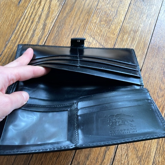 Burberry nova check patent leather wallet black - Picture 7 of 7